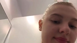 Crazy masturbating in the locker room