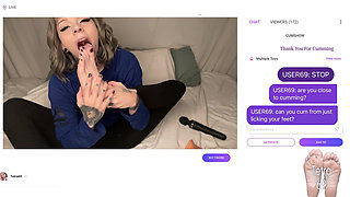 Tetras Cam Show Feet Self Worship