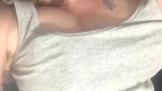 Admiring My Big Boobs and Tasting My Pussy