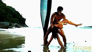 Outdoor Anal, Facefuck, and Facial in Tropics