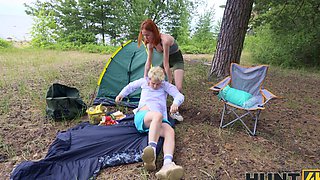 Redhead teen Chloe gets fucked in the forest by andrew