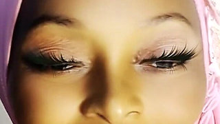 American Hijab Ebony Lady Doing All the Work with This Big Dick