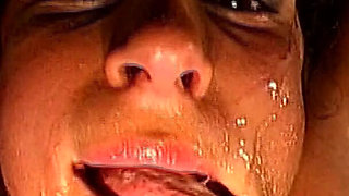 Blonde Gets Inseminated by an Army of Men - Bukkake Overload