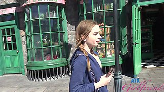 Outdoor dicking in public with brunette Selina Imai - HD POV