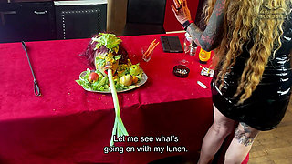 Humiliating the Slave at the Dining Table - Slave’s Head on a Platter (221)