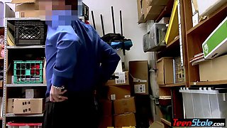 Pale emo teen shoplifter punish fucked by a LP officer