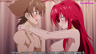 Rias and Issei ( High School DxD ) Cartoon Porn Parody