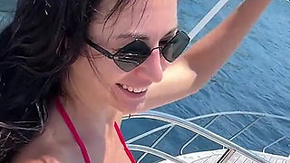 My Naughty Yacht Ride with Ass and Tits Teasing