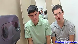 College Hunk Doggystyled In Campus Hazing