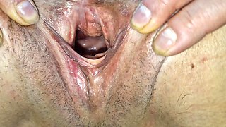 See Inside My Vagina with Cervix Show Outdoors and Pissing