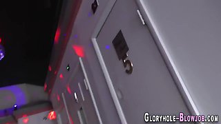 Ethnic Babe At Gloryhole Sucks And Tugs