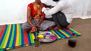 Special Holi with Husband's Friend.