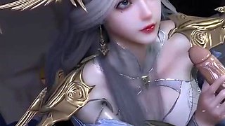 3D Hot Cosplay Slut Wearing Sexy Dress Got Fucked so Hard