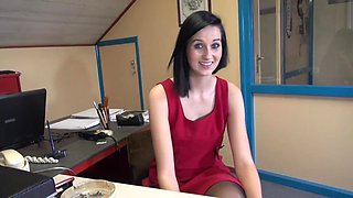 Mia Sky Gets Tricked Into Fucking by a Fake Boss