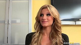 Two hot & mean brunettes initiate their blond bombshell roommate