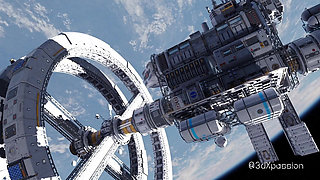 Nexus 3 Orbit Meta. 3D Animation Fuck on a Space Station with Sexy Blonde
