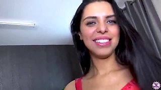 Russian Teen Kira Queen Takes a Full Facial and Hard Fuck - Blowjob & POV