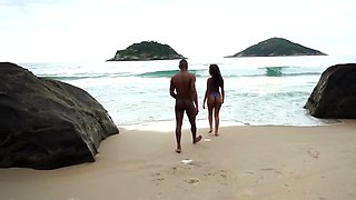 PornBox-Melissa HOT Double Penetrated at The Nude Beach in