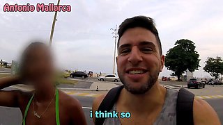 Latina favela girl gets nailed after a massage in copacabana beach