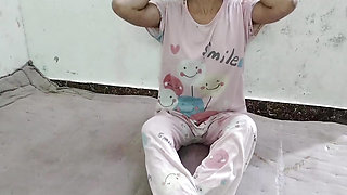 Cute Muslim girlfriend ko ghar pe bula kar jabar dasti pela