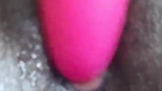 Stimulating My Clit with Vibrator Intense Squirting Orgasms