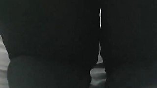 My wife seducing with high heels