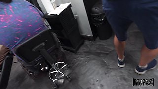 Lewd hot babe POV exciting sex video