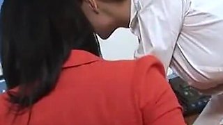 Threesome with sexy babes