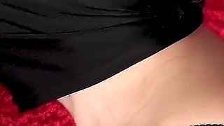 Hands Free Blowjob Ends with Cum in Her Mouth After a Sensual Deepthroat