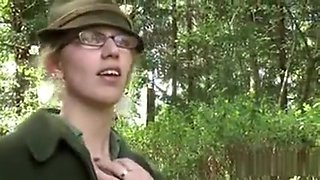 German Milf Seduce To Fuck Outdoor In Forest By Ugly Man