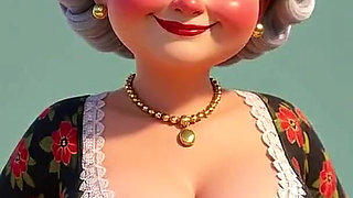 Topless Granny Animation