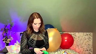 SneezeGoddess - Party Time Balloon Blowing and Hand Pumping
