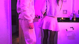 Teens Having Sex in a Club Toilet