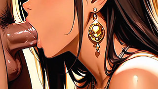 HotcoreEngine - Indian Anime Temptress - Exotic Beauty With Irresistible Curves in a Steamy Fantasy Scene