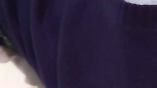 My Pussy Was Tingling, so I Got on Top and Put My Dick in Myself. Creampie While Wearing a Schoolgirl Uniform. Amateur.