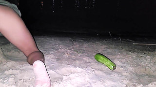 Hello Volgograd, Fisting, Insertion of Objects, Outdoor, Swimming in the River, Zucchini in the Pussy