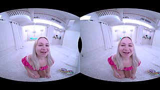 Super Hot Blonde Strips For You For Your Promotion
