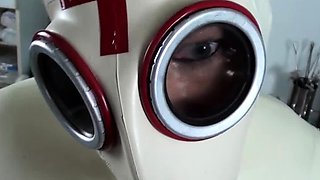 Solo fetish hoe toys her pussy with cucumber and loves it