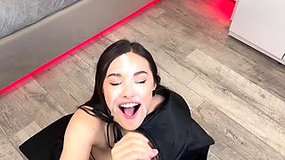 Blonde tight pussy babe solo toy fun in glamour masturbation
