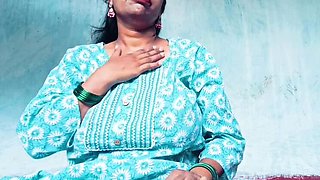 Gangasoni888 in Suit Gets Happy with Indian Bhabhi's Big Boobs and Ass Licking