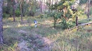 Hot Teen Mira Lime Fucks in the Forest - Rough Outdoor Sex