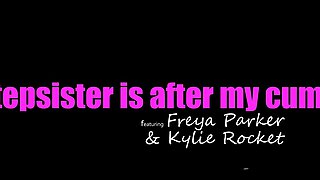 Kylie Rocket And Freya Parker Seduce Stepbrother In Family