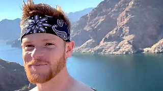 Sexy blonde girl with big ass calls me for a wild outdoor sex in the mountains