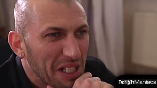Barbie Sins Invites Two Studs To Her Bdsm Dungeon To Dp And Make Her Squirt