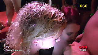 Ggg John Thompson- BBW and Blonde Babe Enjoys Huge Cock, Pissing and Fuck Gangbang