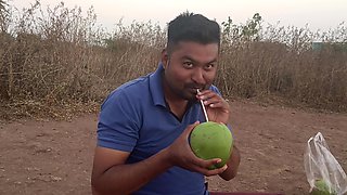 Desi Indian Marathi Kavita Riding on Dick in Jungle or Farm