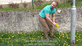 Abrasive blond teacher play with stranger in van & let him fuck her hard