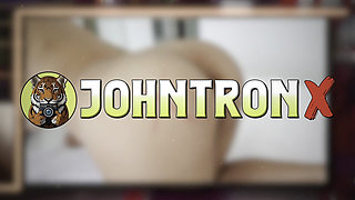 JohnTronX - Amazing girl with big boobs gets pounded and creampied hard
