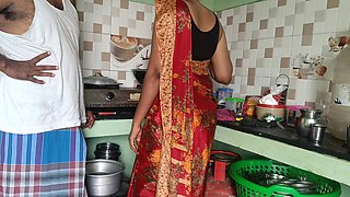 House Wife Suck Neighbour in Kitchen When Husband Not There in Home