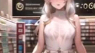 Sexy Cashier Get a Quickie Inside the Store